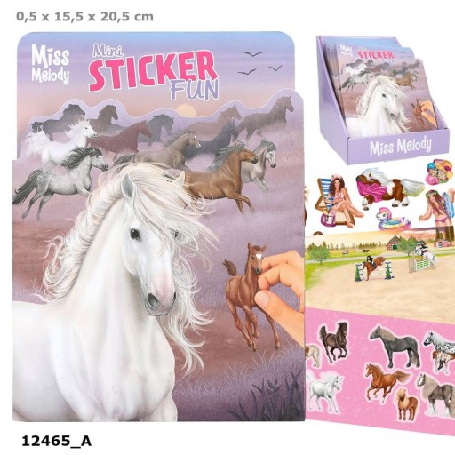 Zábavná sada nálepiek Miss Melody Mini Sticker 12465