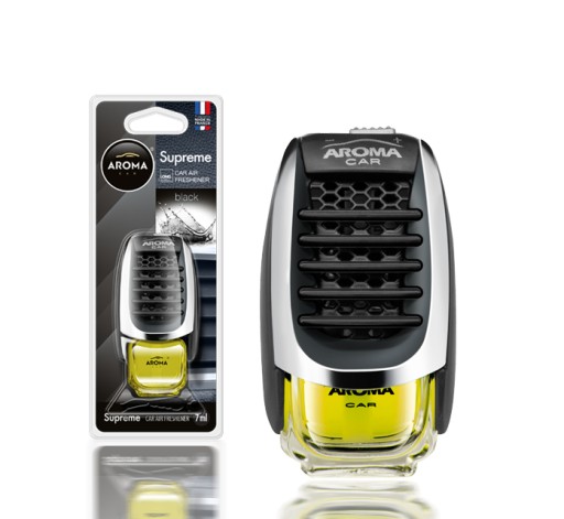KONTROLOVANÁ VÔŇA DO AUTA AROMA CAR SUPREME SLIM 7ML ČIERNA PÁNSKY PARFUM