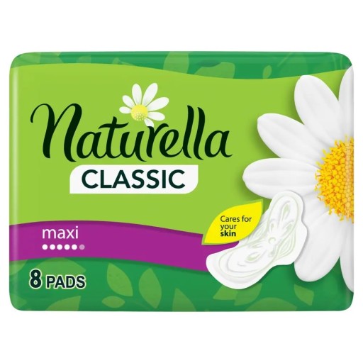 NATURELLA Classic Maxi hygienické vložky s krídelkami x8