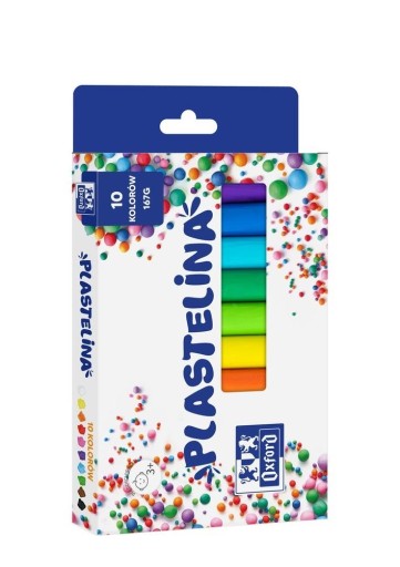OXFORD SCHOOL PLASTICINE 10 FAREB