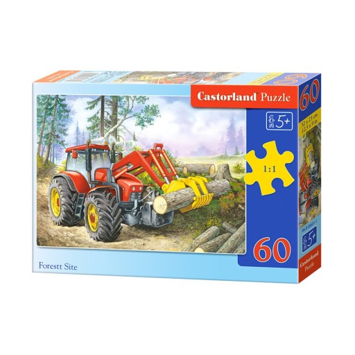 Puzzle 60 dielikov. Traktor