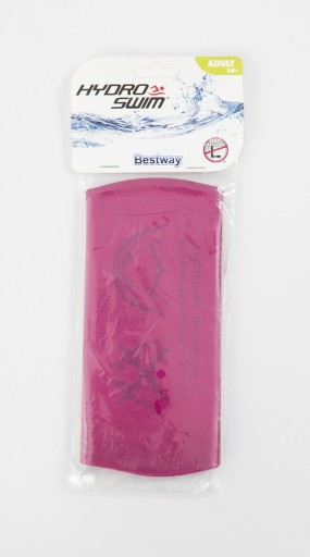 Strieborná silikónová plavecká čiapka Bestway 26006