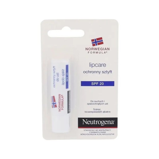 Neutrogena Norwegian Formula Ochranný rúž na pery SPF 20 4,80g