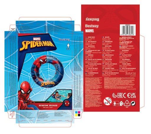 Spider-Man 56 cm Bestway 98003 nafukovacie koleso
