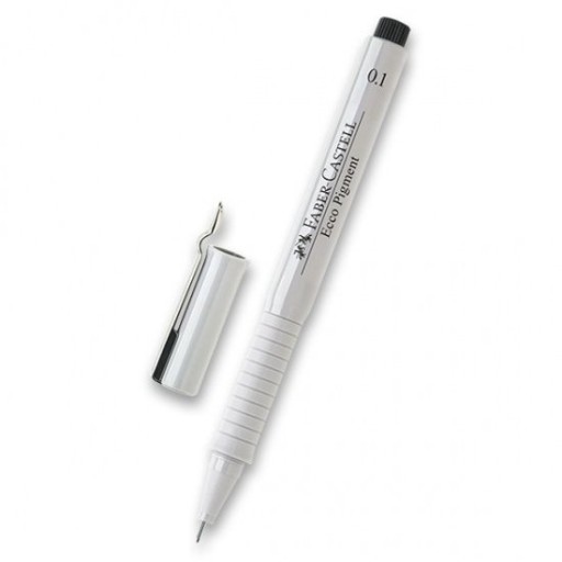 Jemná linka 0,1 mm čierna Ecco Faber-Castell 166199