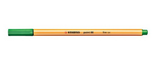 Jemná linka Stabilo Point 88, 0,4 mm, zelená