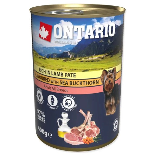 Ontario Reach v jahňacej paštéte 400g plechovka