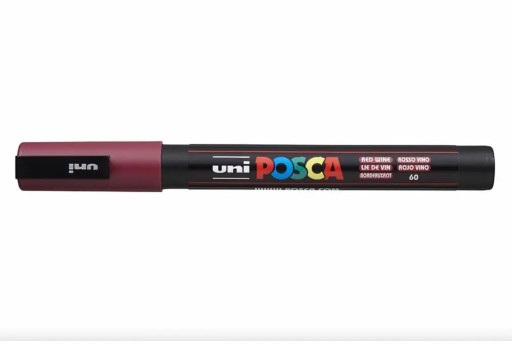 Pigmentový značkovač Posca ružový (13) PC-3M UNI