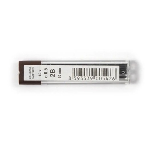 GRAFITOVÁ NÁPLŇ DO MECHANICKEJ CERUŽKY 0,5 MM, HRÚBKA 2B KOH-I-NOOR