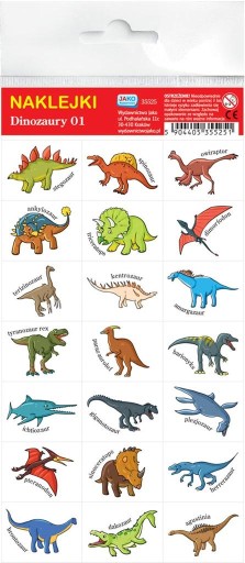 Dinosaury. Nálepky