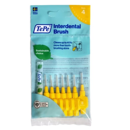TePe Original čističe rúr 0,7 mm ŽLTÉ veľkosť 4 - 8 ks