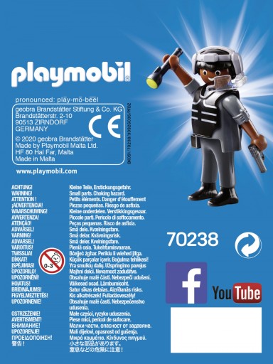 Figúrka Playmobil Playmo Friends 70238 Špeciálne jednotky policajtov