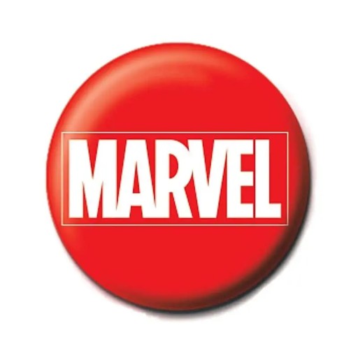 Komixový špendlík s logom Marvel pre chlapca