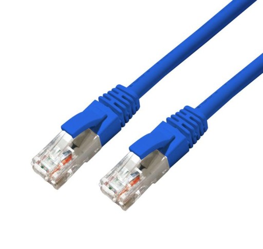 MicroConnect CAT6A UTP 1,5m modrý LSZH
