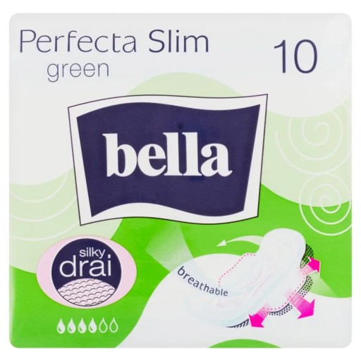 Bella Perfecta Ultra zelené hygienické vložky 10 kusov