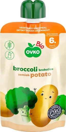 Brokolicovo-zemiakový príkrm po 6. mesiaci veku BIO 90 g