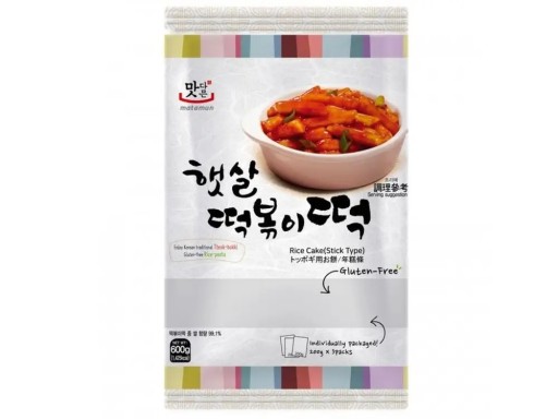 Ryžové halušky, Tteokbokki, malé tyčinky 600g 3x200g