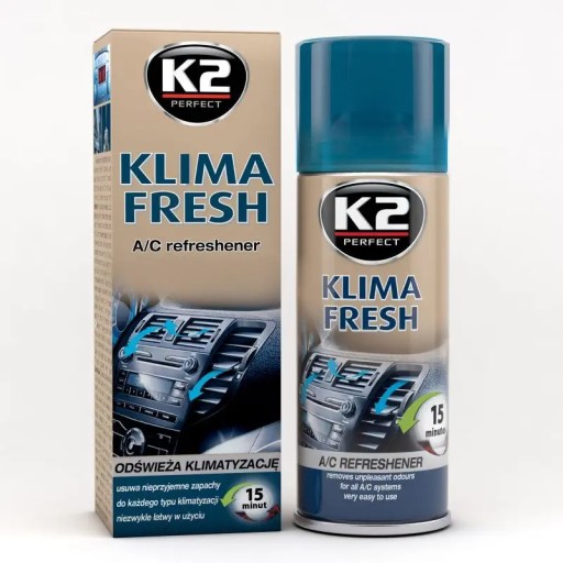 K2 KLIMA FRESH granát do klimatizácie CITRÓN 150g