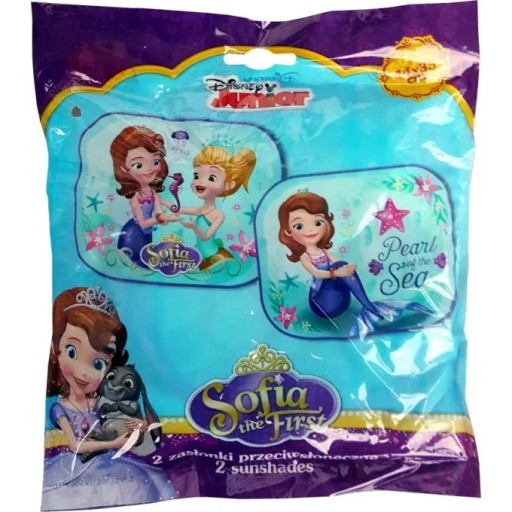 BOČNÉ SLNEČNÉ TIENE DO AUTO 2 KS PRINCESS SOFIA 35x44