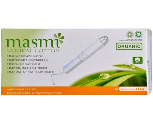 Masmi 100% BIO tampóny obyčajné (s aplikátorom) 16 ks