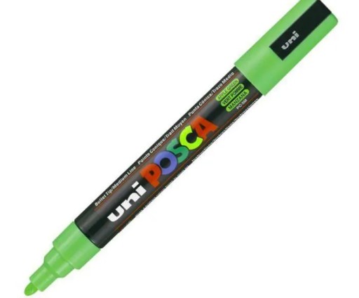 Dekoratívna fixka Posca zelená PC-5M UNI