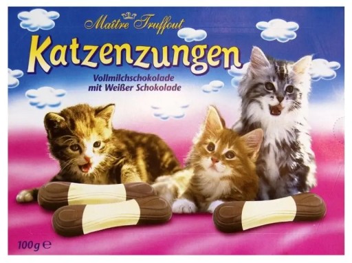 Čokoláda Cat Tongues 100 g