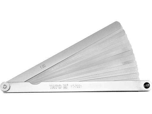Spáromer 200 mm, 17 lopatiek, 0,02-1 mm YATO