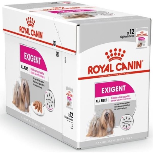 Mokré krmivo pre vyberavých psov Paštéta Royal Canin Exigent 85g