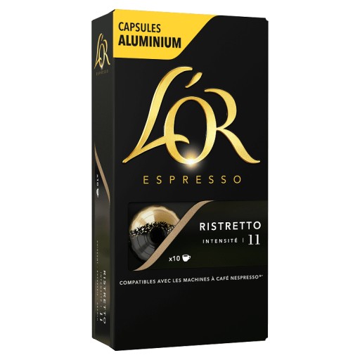 Kapsule Nespresso Jacobs L'OR Espresso Ristretto 10 ks.