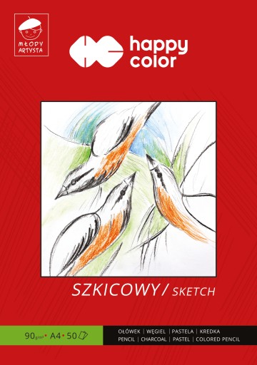 Skicovací blok Młody Artysa Happy Color A4 90g 50k