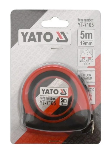 SKLADAČNÉ NÁSTROJE 5M X 19MM YT-7105