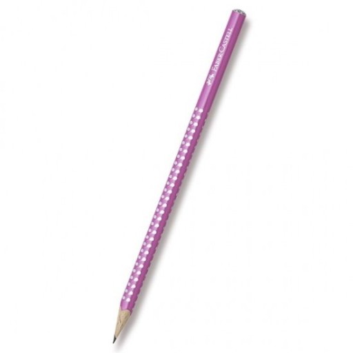 Ceruzka Sparkle Pearl Faber-Castell B, ružová