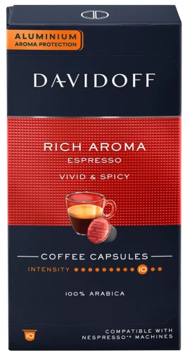 Kapsule pre Nespresso Davidoff Rich Aroma x10
