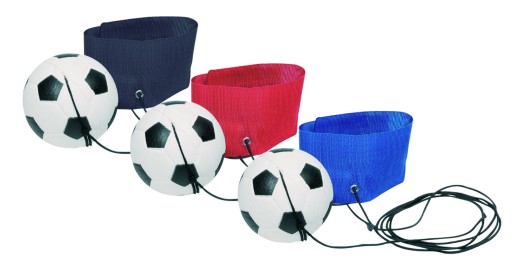 Futbalová lopta GOKI 3+ na gumičke