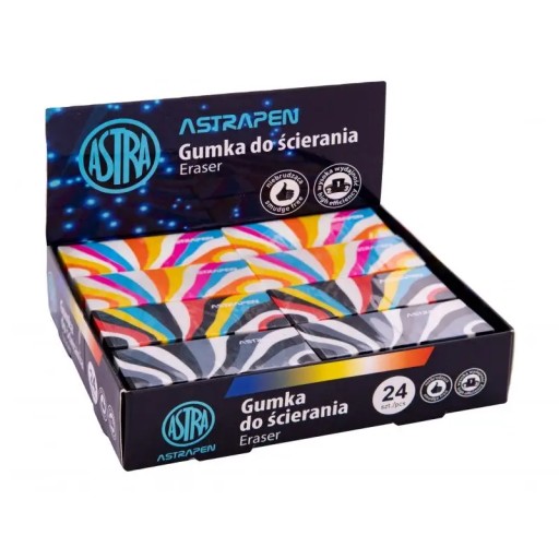Guma na ceruzky Colorful Stripes ASTRAPEN - 1 ks