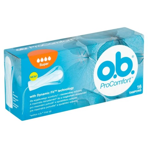 O.B. TAMPÓNY 16 PROCOMFORT SUPER