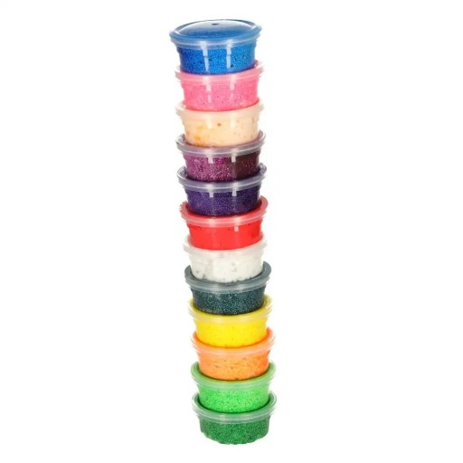 Magická gulička penová hlina 12x15g s 3 kolieskami