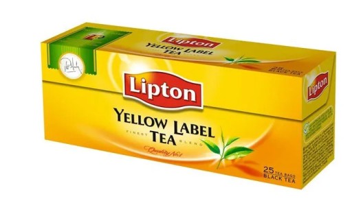 LIPTON Yellow Label Čierny čaj 25 vrecúšok