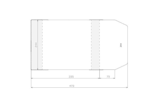 Nastaviteľný obal na notebook 244 mm x 410 mm 1 ks