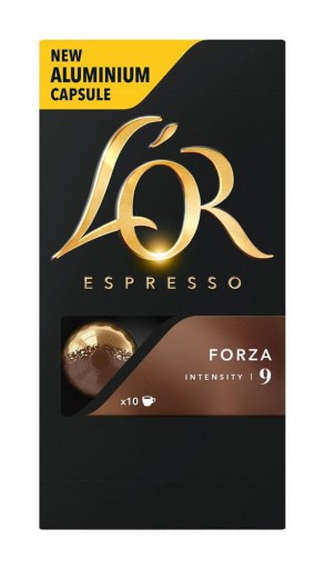 Nespresso Jacobs L'OR Espresso FORZA 10 kapsúl