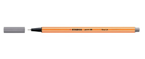 STABILO POINT 88/96 Fineline, TMAVOSivá