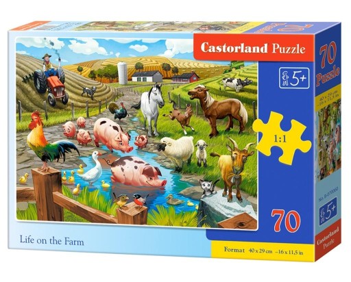 Puzzle 70 Život na farme CASTORLAND
