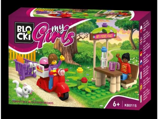 Klocki Blocki MyGirls Letný piknik 73 ks. KB0115