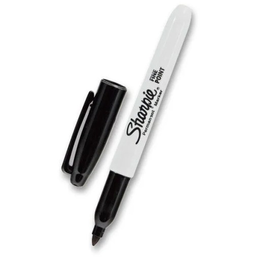 Permanentný univerzálny stavebný popisovač 1,00mm čierny Sharpie Fine