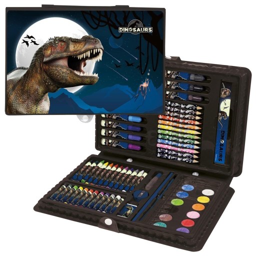 UMELECKÝ SET DINOSAURS KUFR T-REX 71 ks