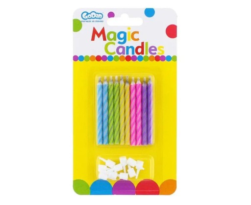 Nehasiace narodeninové sviečky - 10 ks.