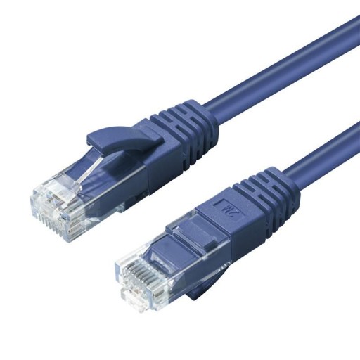 MicroConnect CAT6A UTP 1,5m modrý LSZH