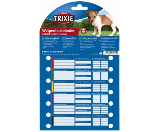 Trixie obojok pre šteniatko 6 ks SM