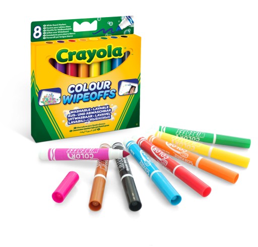 Fixky Crayola, fixky na tabuľu, 8 ks