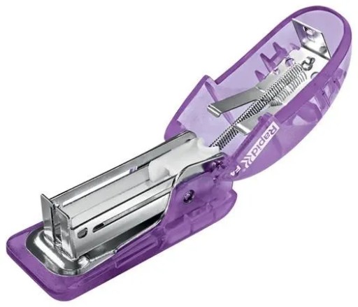 Zošívačka Mini Rapid Color Breeze F4, 10 listov, záruka 5 rokov, levanduľa